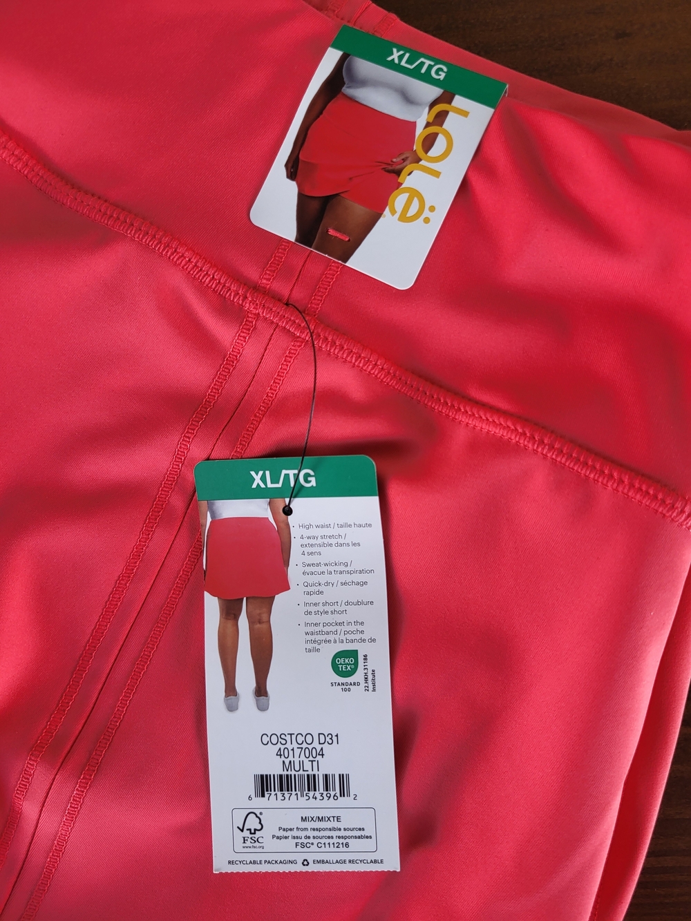 Lole Women’s Skort in Bright Coral Pink